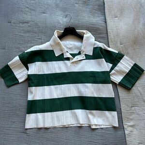 Beautiful men’s Jacquemus polo shirt. Cropped fit